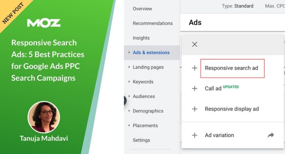 5 Melhores práticas para campanhas de pesquisa PPC de anúncios do Google 6 Tanuja PPC OG Max Quality