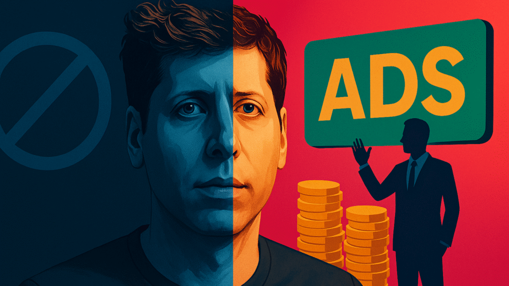 De 'Eu odeio anúncios' a 'talvez eles não sejam uma merda' 1 openai sam altman chatgpt ads