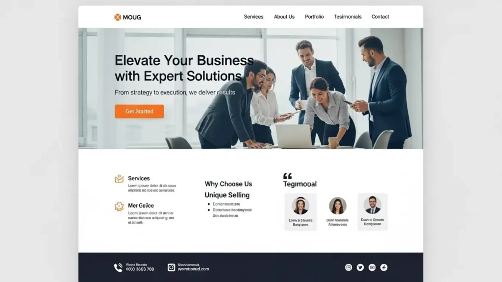 como criar landing page em foz do iguaçu