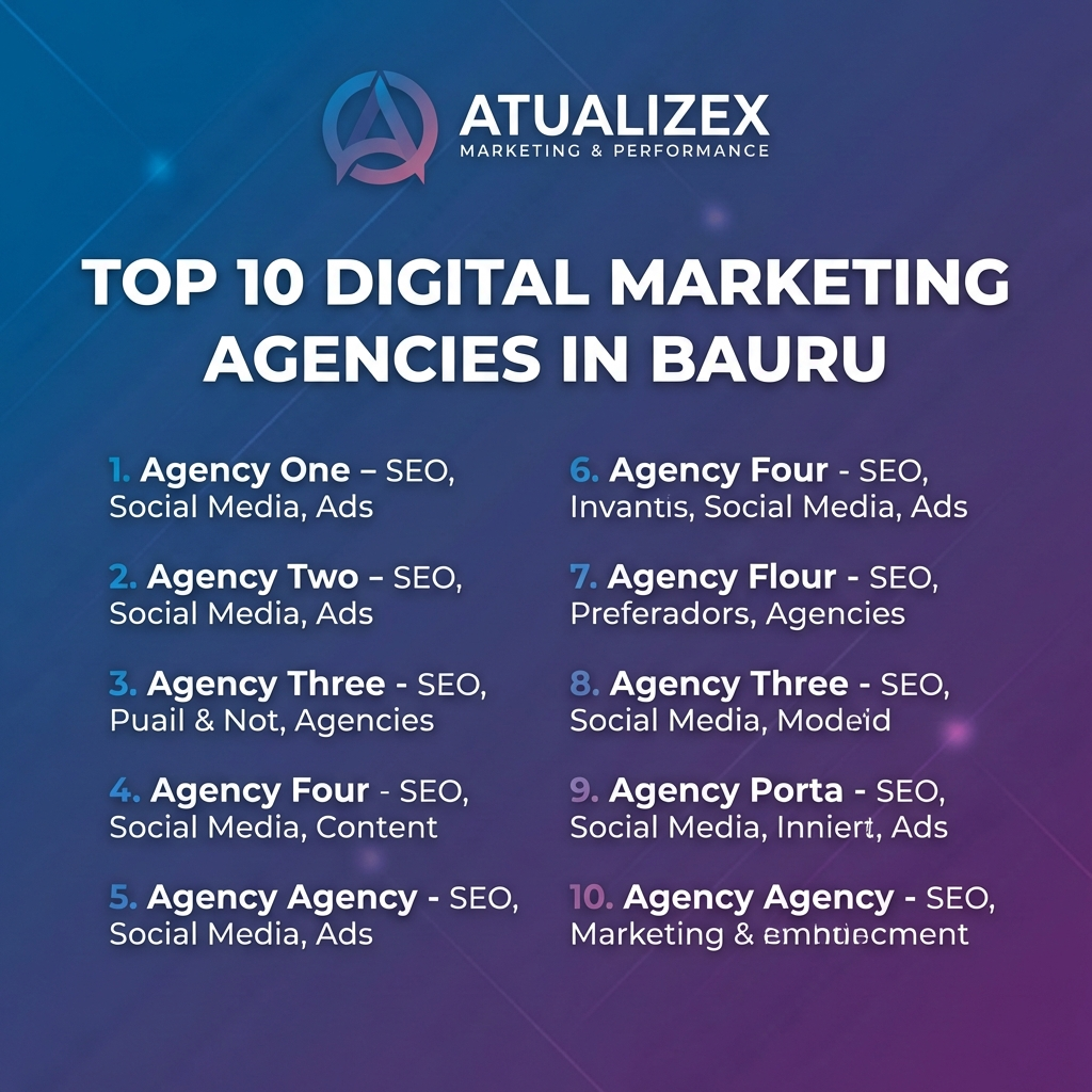 marketing digital, agências Bauru, SEO, tráfego pago, branding, redes sociais, desenvolvimento de sites, publicidade online, estratégias digitais, posicionamento online