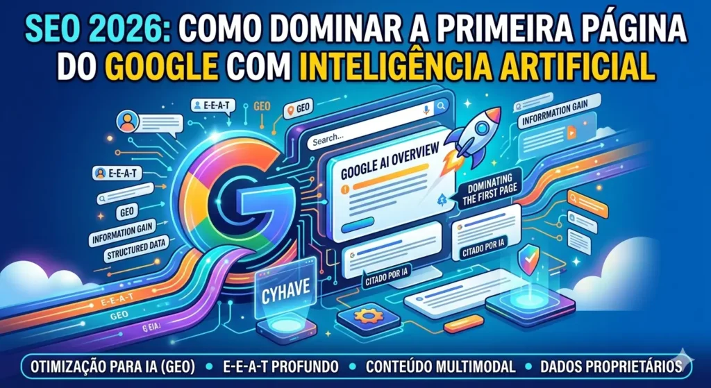SEO 2026: Como Dominar a Primeira Página do Google com Inteligência Artificial